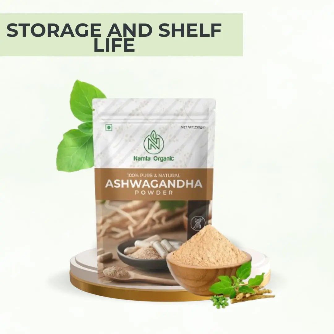 Storage and Shelf Life Ashwagandha Powder